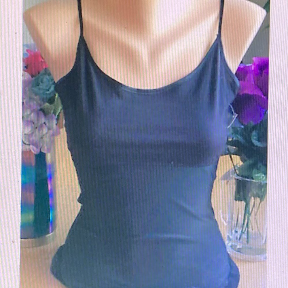 Tummylicious Sm BLACK Cami Top Control Shaper NWT